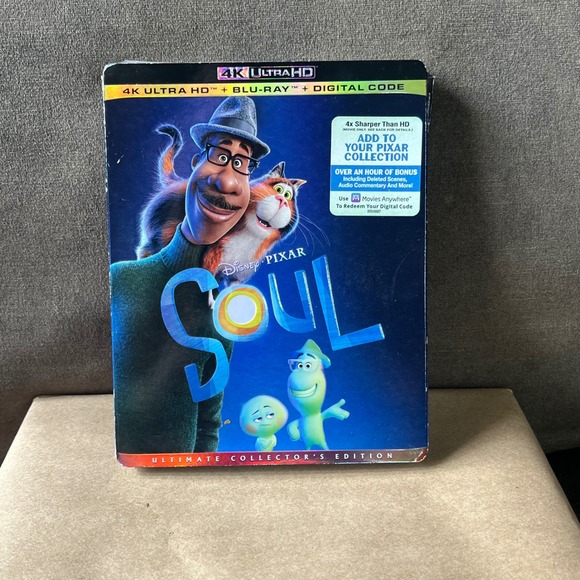 Disney Pixar Other - Soul 4K Ultra HD Blu-Ray + Digital Code | Pixar Ultimate Collector's Edition NEW